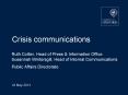 Crisis communications PowerPoint PPT Presentation