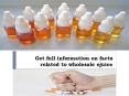 Get full information on facts related to wholesale ejuice