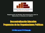 Propuestas de Descentralizaci