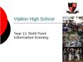 Walton High School PowerPoint PPT Presentation