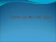 Ocean Depth and Light PowerPoint PPT Presentation