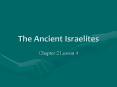 The Ancient Israelites PowerPoint PPT Presentation