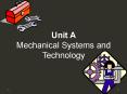 Unit A Mechanical Systems and Technology PowerPoint PPT Presentation