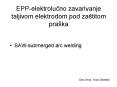 EPP-elektrolucno zavarivanje taljivom elektrodom pod za PowerPoint PPT Presentation