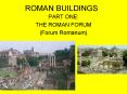 ROMAN BUILDINGS PowerPoint PPT Presentation
