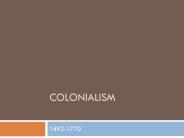 Colonialism
