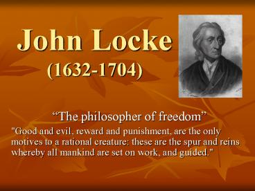 John Locke (1632-1704)