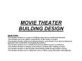 MOVIE THEATER BUILDING DESIGN PowerPoint PPT Presentation