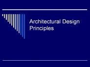 Architectural Design Principles