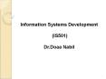Information Systems Development PowerPoint PPT Presentation