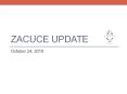 ZACUCE Update PowerPoint PPT Presentation