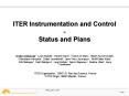 ITER Instrumentation and Control - Status and Plans PowerPoint PPT Presentation