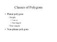 Classes of Polygons PowerPoint PPT Presentation