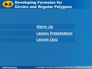 Developing Formulas for