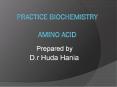 Practice biochemistry  amino acid PowerPoint PPT Presentation