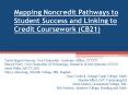 Mapping Noncredit Pathways to Student Success and Linking to Credit Coursework (CB21) PowerPoint PPT Presentation