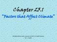 Chapter 25.1  PowerPoint PPT Presentation