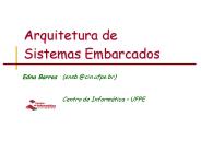 Arquitetura de Sistemas Embarcados