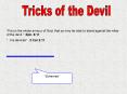 Tricks of the Devil PowerPoint PPT Presentation