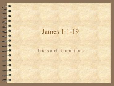 James 1:1-19