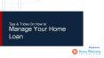 Tips To Manage Home Loan PowerPoint PPT Presentation