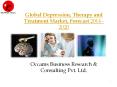 Global Depression Therapy Market | Anxiety Disorders | Drug Market | Market Research PowerPoint PPT Presentation