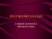 HOLY ROSARY COLLEGE
