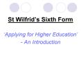 St Wilfrid PowerPoint PPT Presentation
