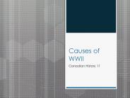 Causes of WWII