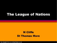 The League of Nations