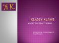 KLASSY KLAWS PowerPoint PPT Presentation