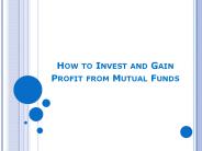 How to invest and gain profit from Mutual Funds