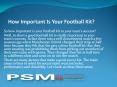 How Important Is Your Football Kit PowerPoint PPT Presentation