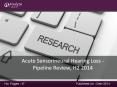 Acute Sensorineural Hearing Loss - Pipeline Review, H2 2014 market analysis PowerPoint PPT Presentation