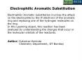 Electrophilic Aromatic Substitution PowerPoint PPT Presentation