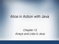 Alice in Action with Java PowerPoint PPT Presentation