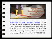 Get Full House Pressure Washing in Gold Coast