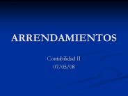 ARRENDAMIENTOS