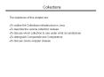 Collections PowerPoint PPT Presentation