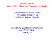 Introduction to Accelerated Molecular Dynamics Methods
