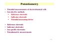 Potentiometry PowerPoint PPT Presentation