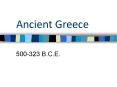 Ancient Greece PowerPoint PPT Presentation