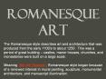 Romanesque Art PowerPoint PPT Presentation