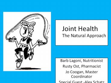 Joint Health  The Natural Approach