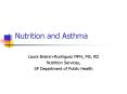 Nutrition and Asthma PowerPoint PPT Presentation