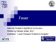 Fever PowerPoint PPT Presentation