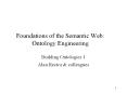 Foundations of the Semantic Web: Ontology Engineering PowerPoint PPT Presentation