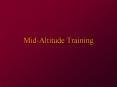 Mid-Altitude Training PowerPoint PPT Presentation
