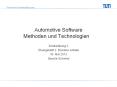 Automotive Software Methoden und Technologien PowerPoint PPT Presentation