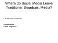 Where do Social Media Leave Traditional Broadcast Media? PowerPoint PPT Presentation